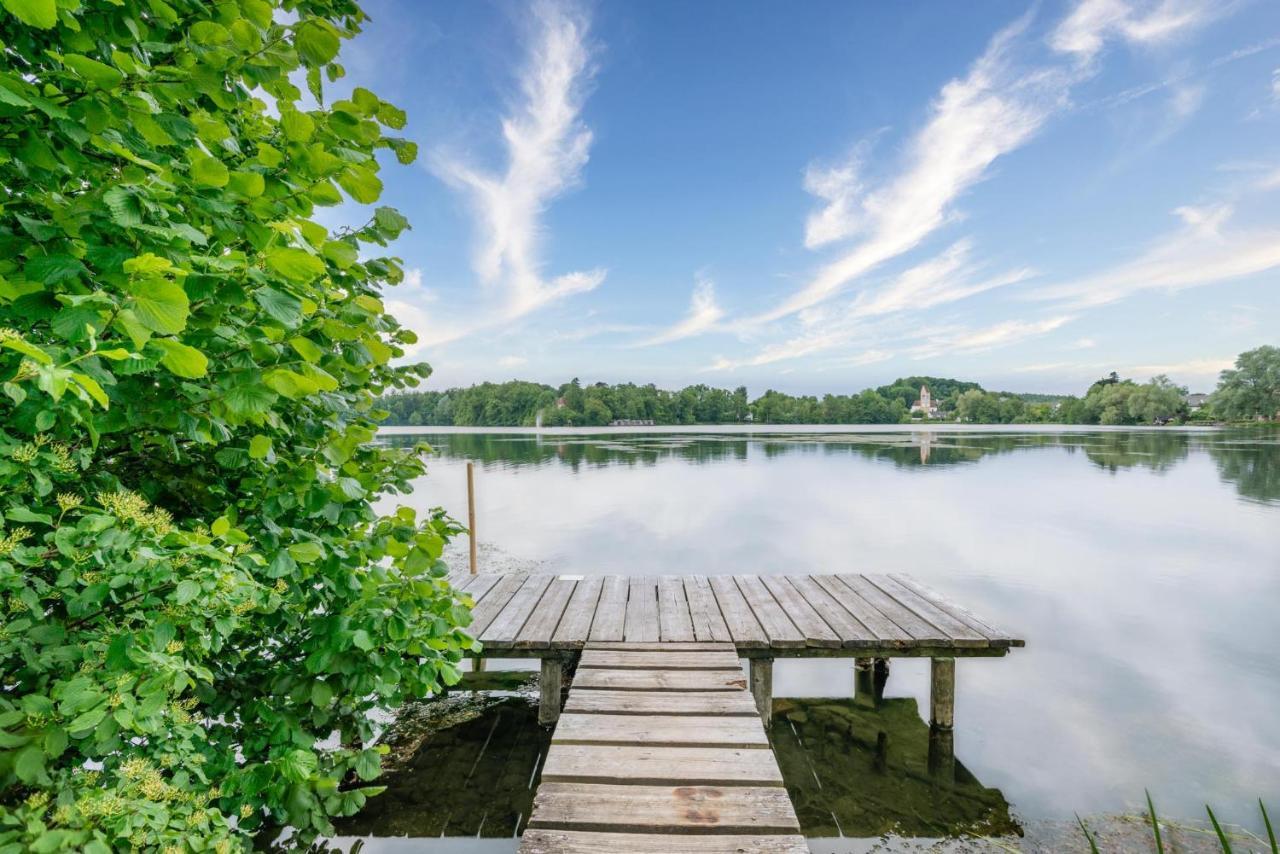 Sopherl Am See - Fruehstueck Auf Der Seeterrasse, Sehr Ruhig Und Wunderschoen Am See, 3 Minuten Nach Oberpfaffenhofen, Viele Radtouren, Restaurants & Cafes In Der Umgebung Weßling Kültér fotó