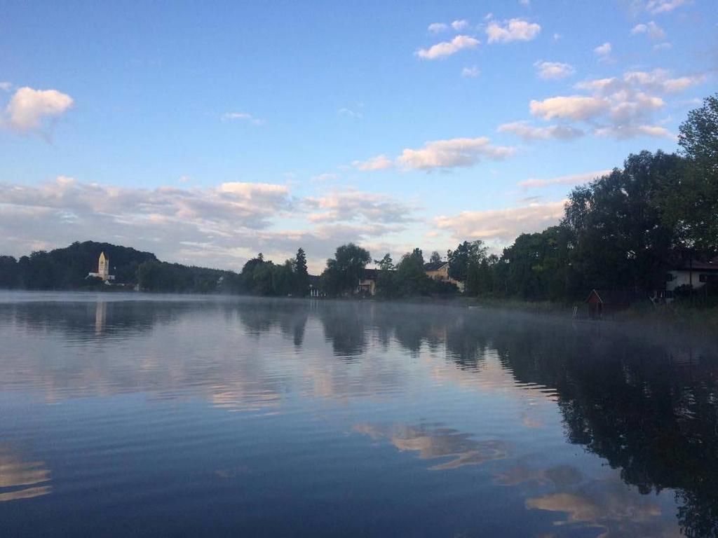 Sopherl Am See - Fruehstueck Auf Der Seeterrasse, Sehr Ruhig Und Wunderschoen Am See, 3 Minuten Nach Oberpfaffenhofen, Viele Radtouren, Restaurants & Cafes In Der Umgebung Weßling Kültér fotó